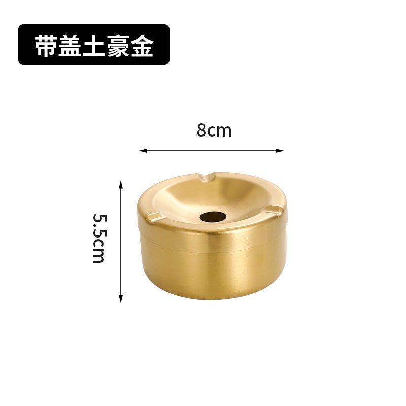 منفضة سجائر من الفولاذ المقاوم للصدأ بار مطعم مقهى الشاي بالحليب شعار المنزل التجاري - Image 1